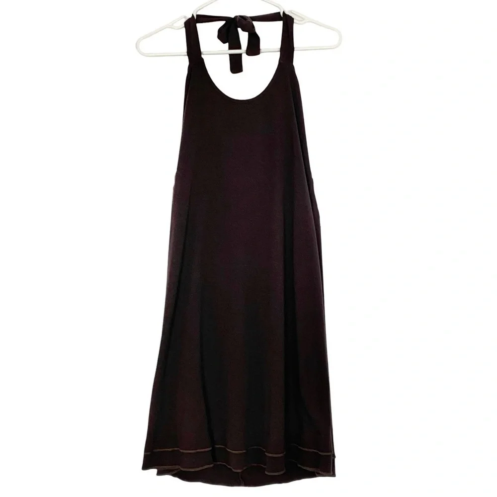 becca halter dress BAU by Bride And You]BECCA Wrapped Detailed Halter Neck Long Dress_Blue
